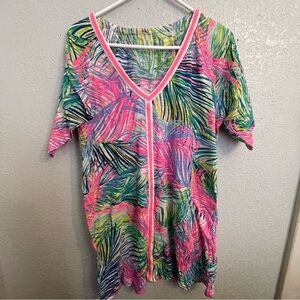 Lilly Pulitzer Multicolor Tropical Swim Cover-Up